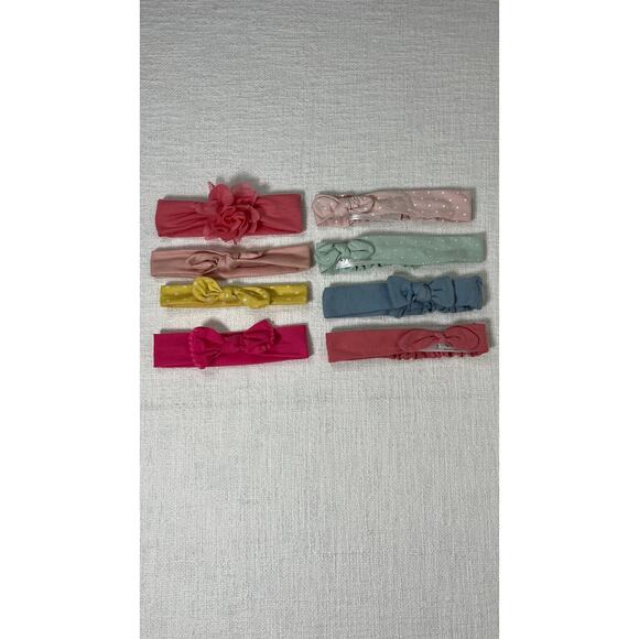 Baby Girl Headband 3-9M LOT | 8 Headbands - Picture 1 of 4